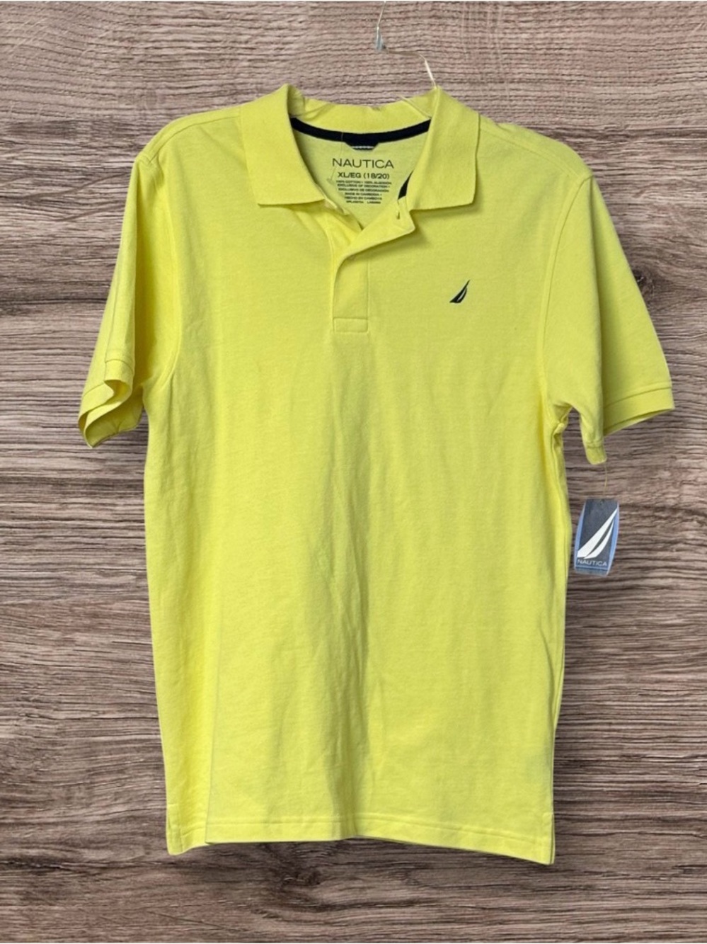 NWT Nautica Boys' Short-Sleeve Polo Shirt SZ XL